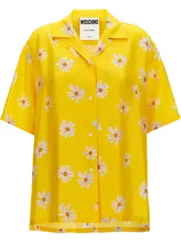 Moschino: Рубашка с принтом 