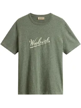 Woolrich: Зелёная футболка 