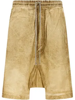 Rick Owens DRKSHDW: Бежевые шорты 
