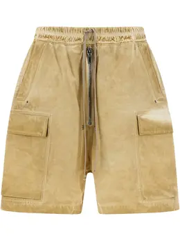 Rick Owens DRKSHDW: Бежевые шорты 