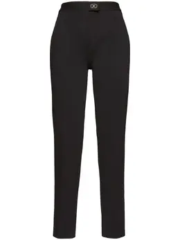 Ferragamo: Чёрные брюки  Gancio