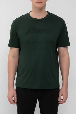 Brioni: Тёмная футболка 