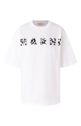 Marni: Хлопковая футболка 
