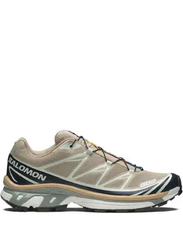 Salomon: Бежевые кроссовки 