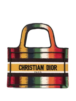 Christian Dior Pre-Owned: Сумка-шоппер в полоску 