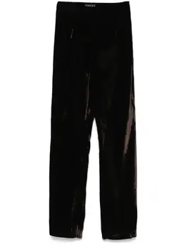 Gucci Pre-Owned: Бархатные брюки 