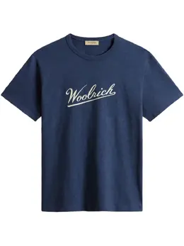 Woolrich: Голубая футболка 