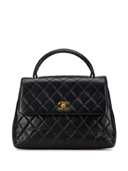 CHANEL Pre-Owned: Чёрная сумка на руку 