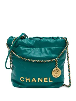 CHANEL Pre-Owned: Блестящая сумка 