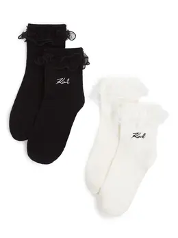 Karl Lagerfeld: Белые носки  K/Signature