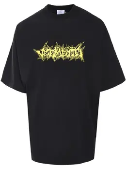 VETEMENTS: Чёрная футболка 