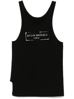 Maison Margiela: Чёрная майка 