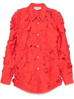 Marni: Хлопковая рубашка 