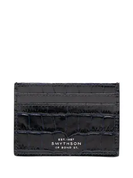 Smythson: Синий картхолдер 
