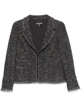 CHANEL Pre-Owned: Твидовая куртка 