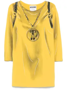 Moschino Pre-Owned: Платье с принтом 