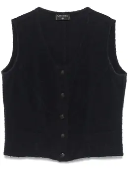 CHANEL Pre-Owned: Голубая майка 