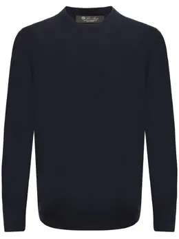 Loro Piana: Синий свитер 
