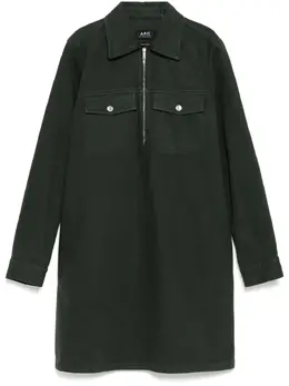 A.P.C.: Зелёное платье 