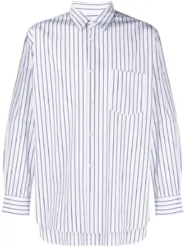 Comme Des Garçons Shirt: Рубашка в полоску 