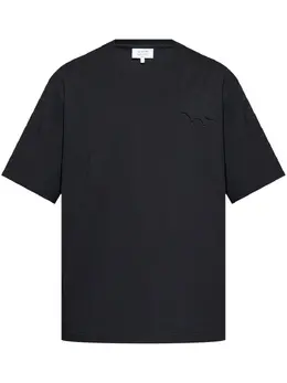 Maison Kitsuné: Чёрная футболка 