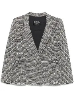 CHANEL Pre-Owned: Твидовая куртка 