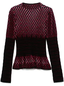 Alaïa Pre-Owned: Жаккардовый свитер 