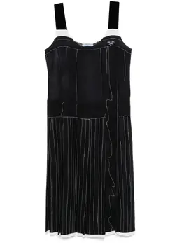 Prada Pre-Owned: Платье в полоску 