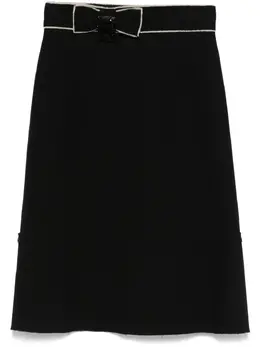 Prada Pre-Owned: Юбка из шерсти 