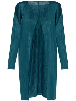 Pleats Please Issey Miyake: Открытое пальто 