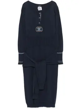 CHANEL Pre-Owned: Трикотажное платье 