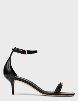 ELISABETTA FRANCHI: Чёрные босоножки 