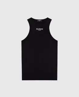 Balmain: Чёрный топ 