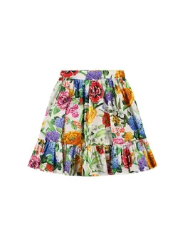 DOLCE & GABBANA: Спідниці з рослинним принтом 