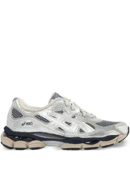 ASICS: Серебристые кроссовки  Gel
