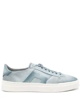 Santoni: Светлые кроссовки 