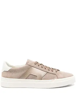 Santoni: Светлые кроссовки 