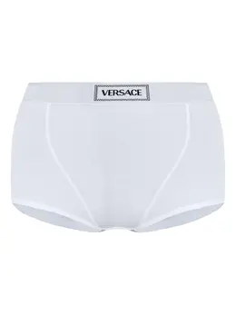 Versace: Белые трусы 