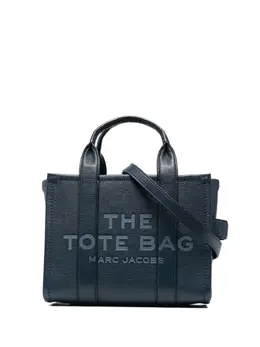 Marc Jacobs: Синяя сумка-шоппер  The Leather