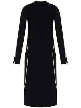 Sportmax: Чёрное платье 