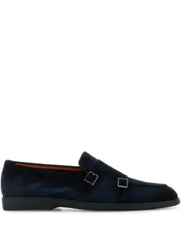 Santoni: Синие туфли 