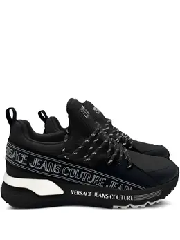 Versace Jeans Couture: Чёрные кроссовки 