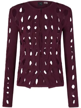 PINKO: Бордовый кардиган 