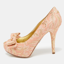 Dolce & Gabbana: Розовые туфли 