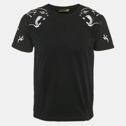 Valentino: Чёрная футболка 