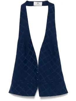 Elisabetta Franchi: Жаккардовый топ 