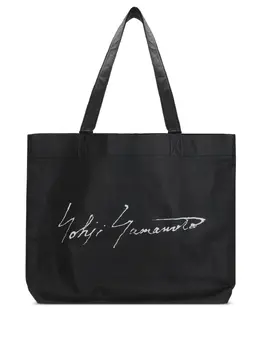 Discord Yohji Yamamoto: Чёрная сумка-шоппер 
