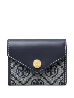 Tory Burch: Синий кошелёк 