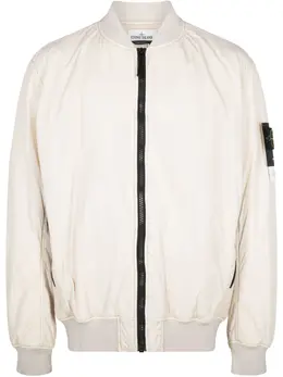 Stone Island: Бежевая куртка  Compass