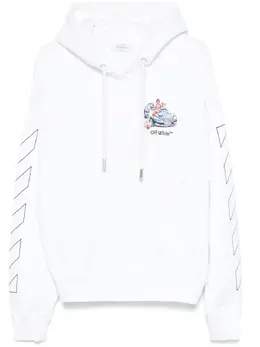 Off-White: Белая толстовка 